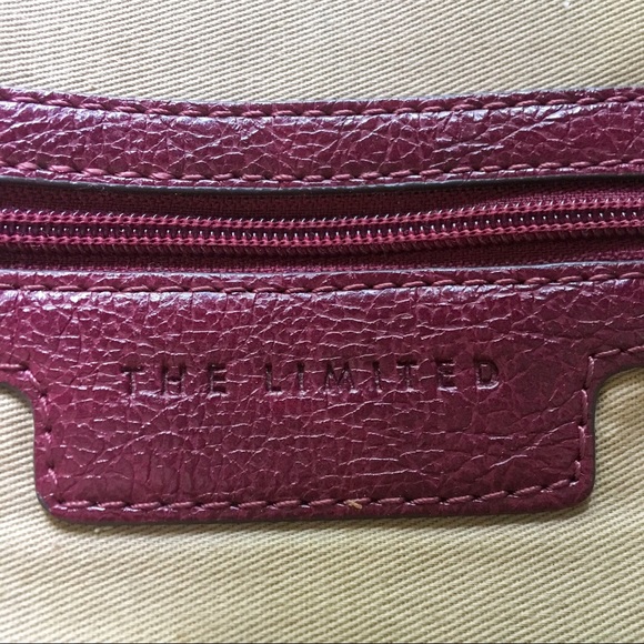 The Limited Burgundy Satchel Handbag - Picture 5 of 8